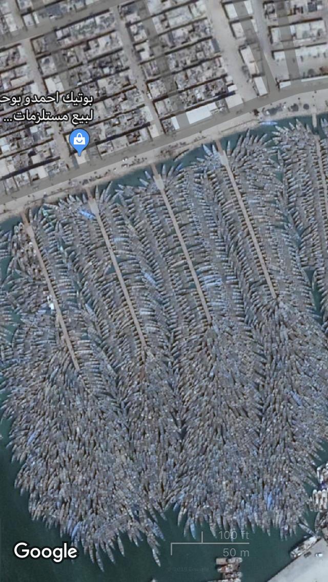 Nuadibu port google map view