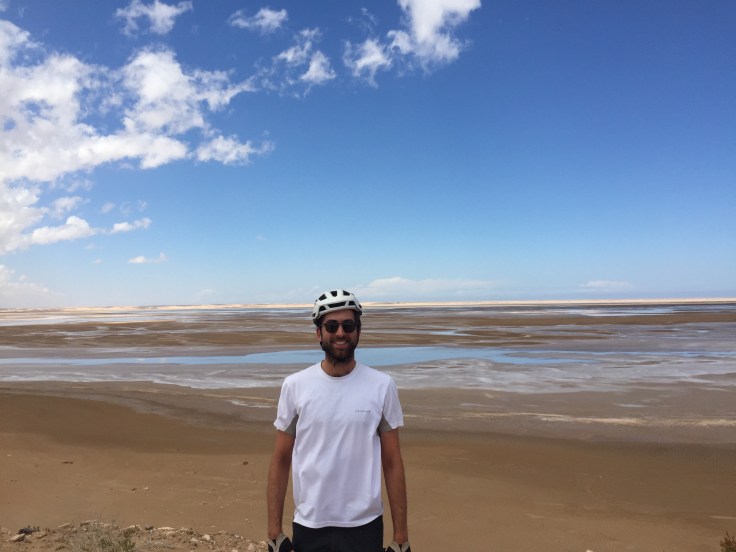 Salt lagoon sahara tarfaya