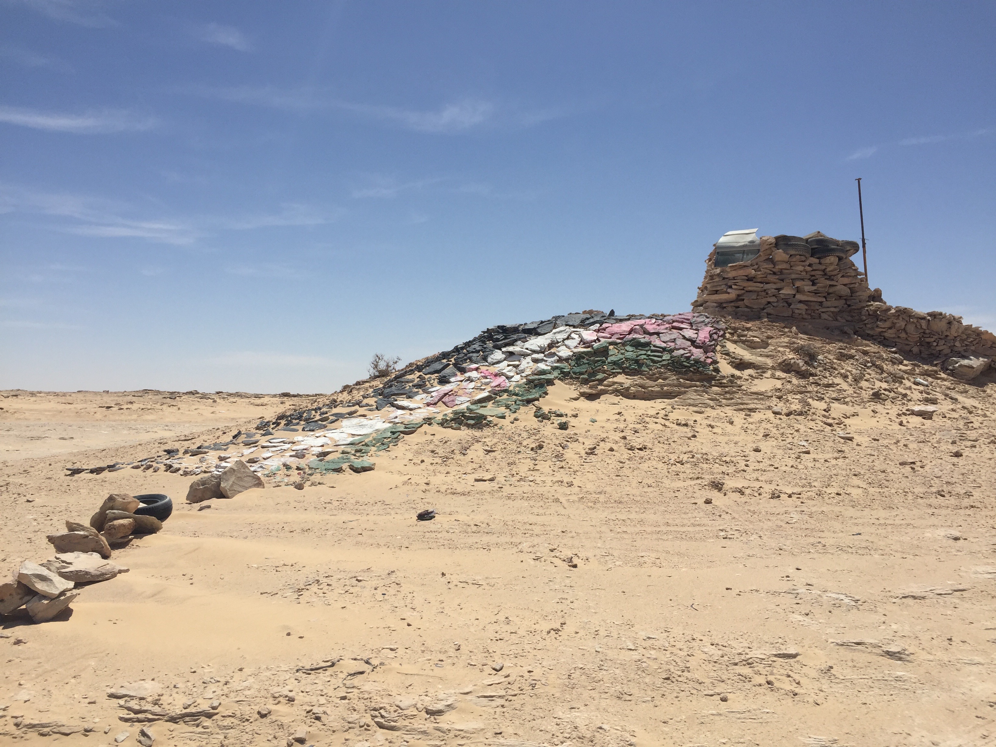 Polisario border post no man’s land