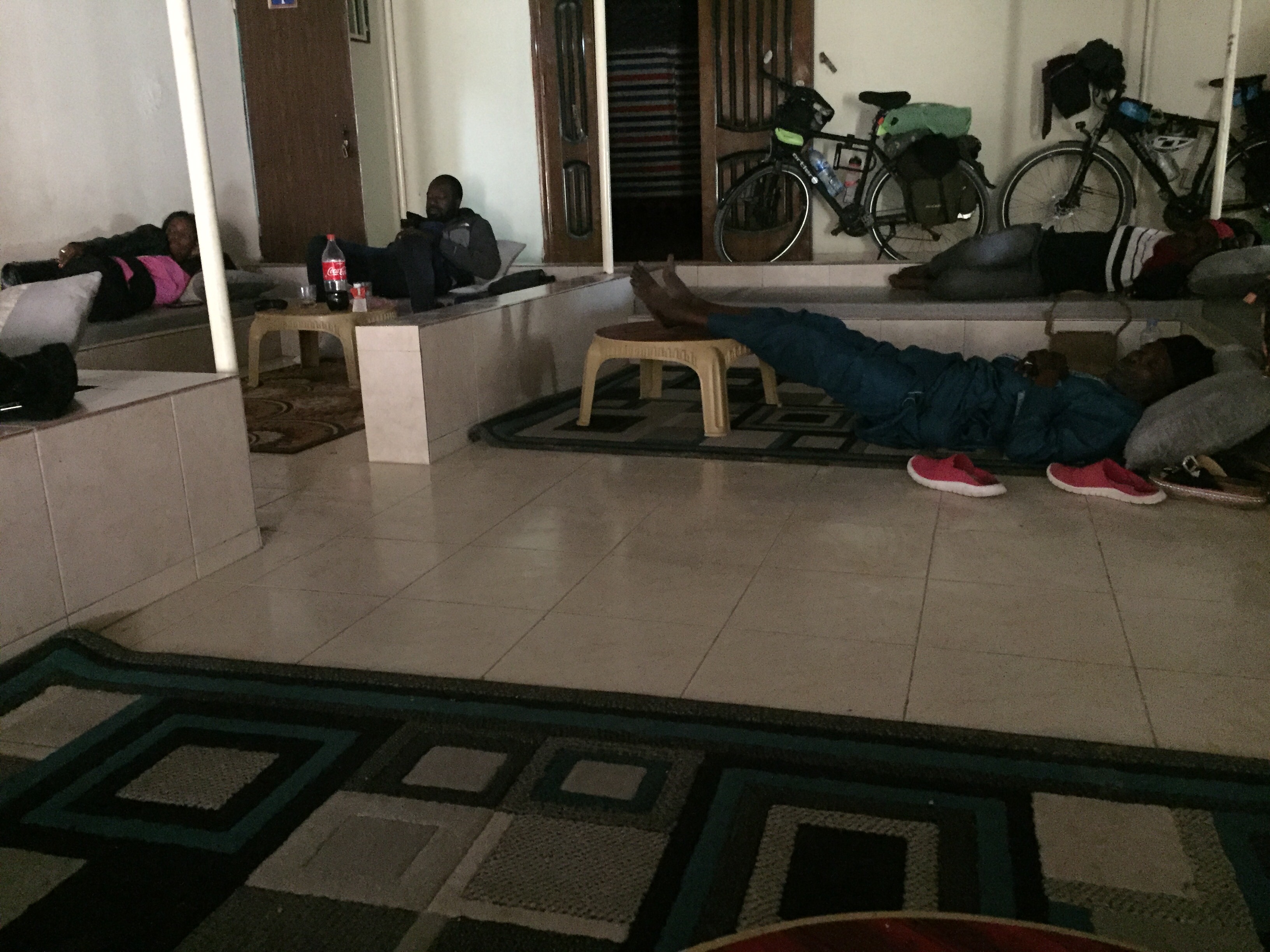 Immigrants waiting to enter weatern sahara