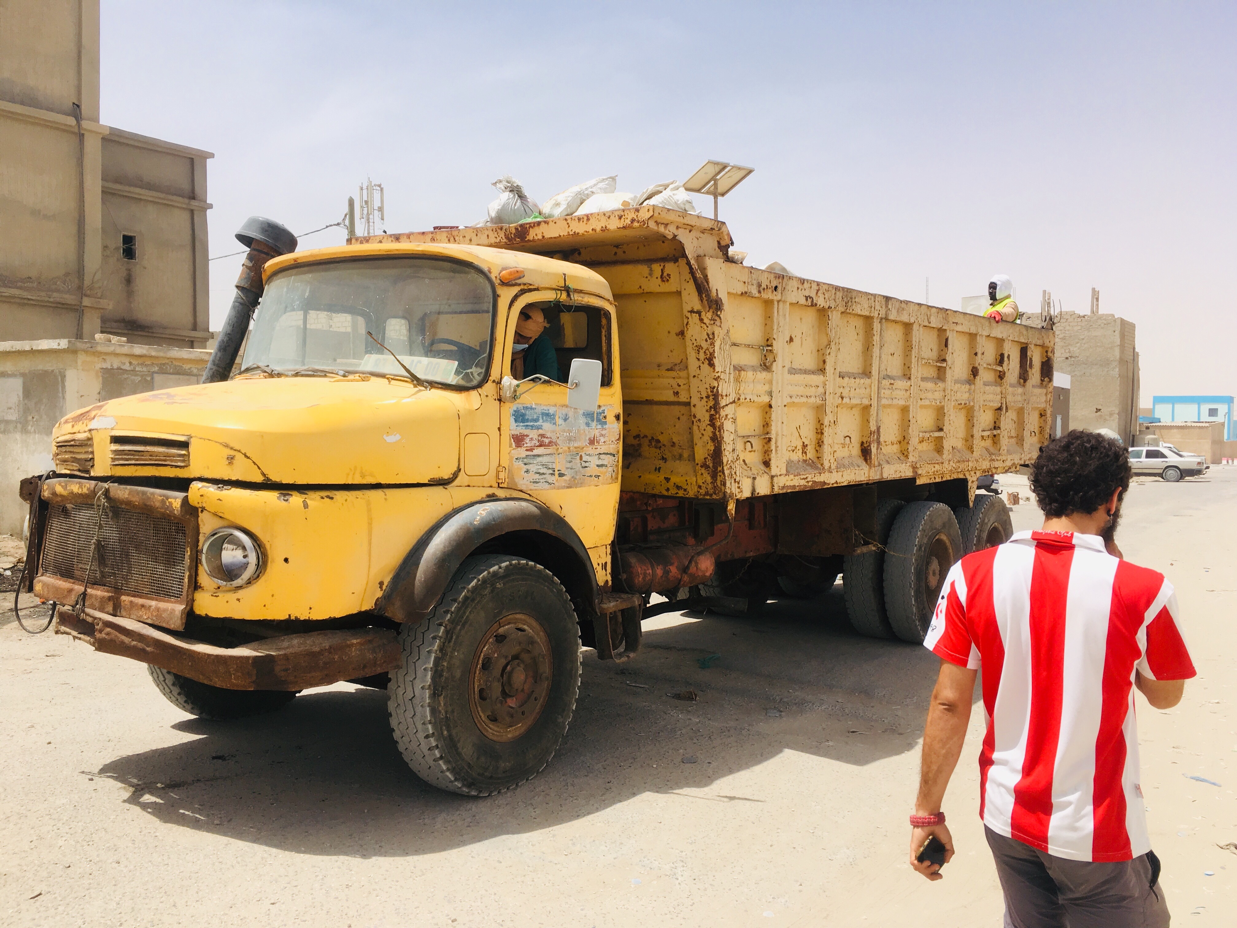 Nuadibu garbage truck mauritania