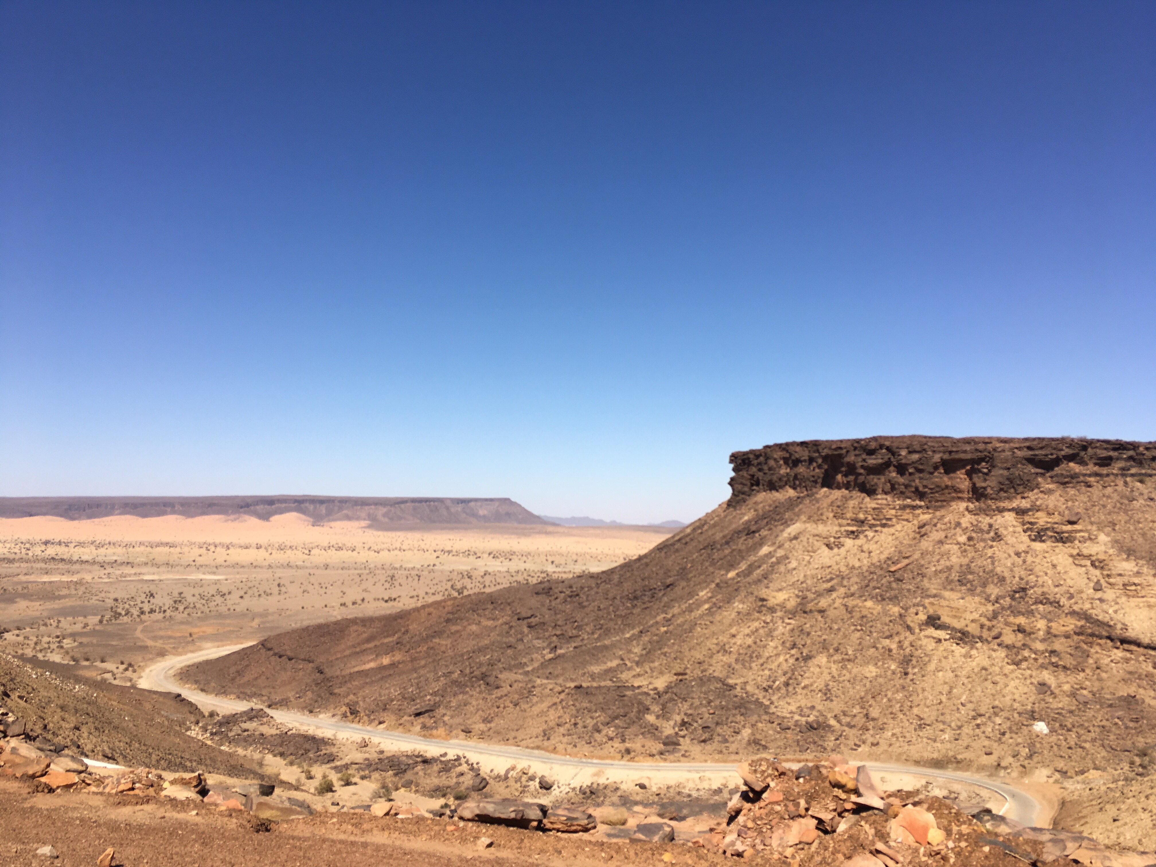 Mauritania bike landscape