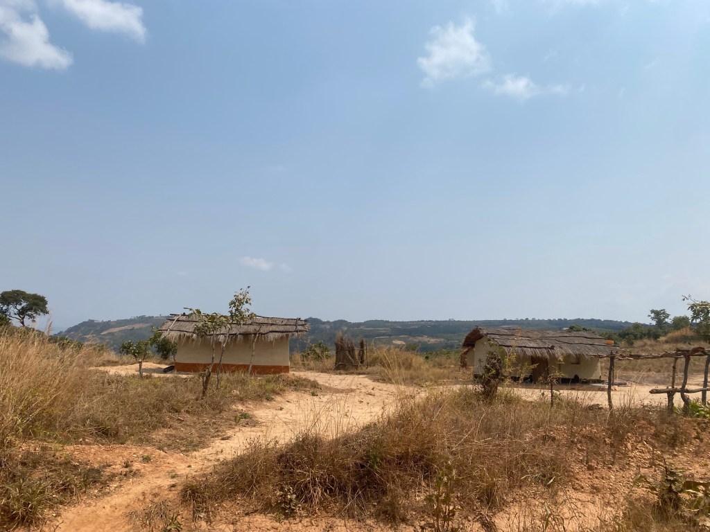 Houses rural Malawi Bikepacking cycling Nyika
