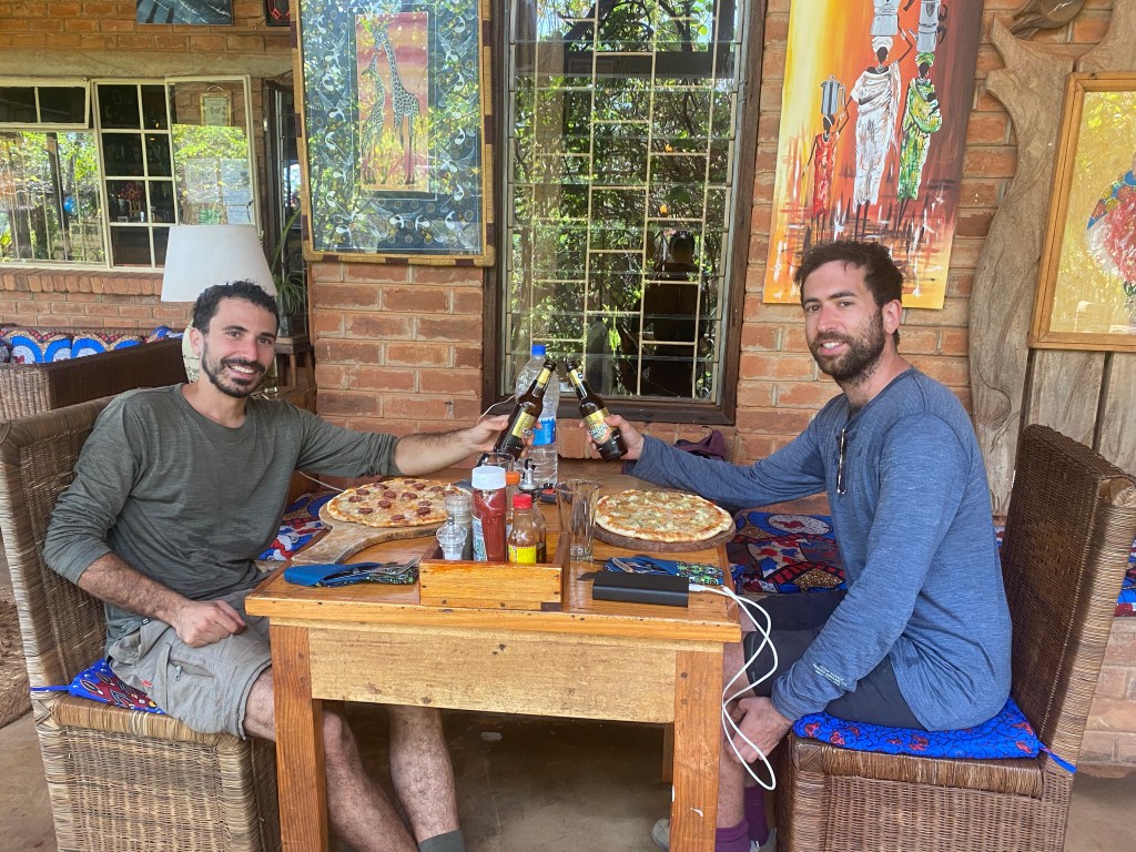 Pizza Mzuzu biking bikepacking macondo camp