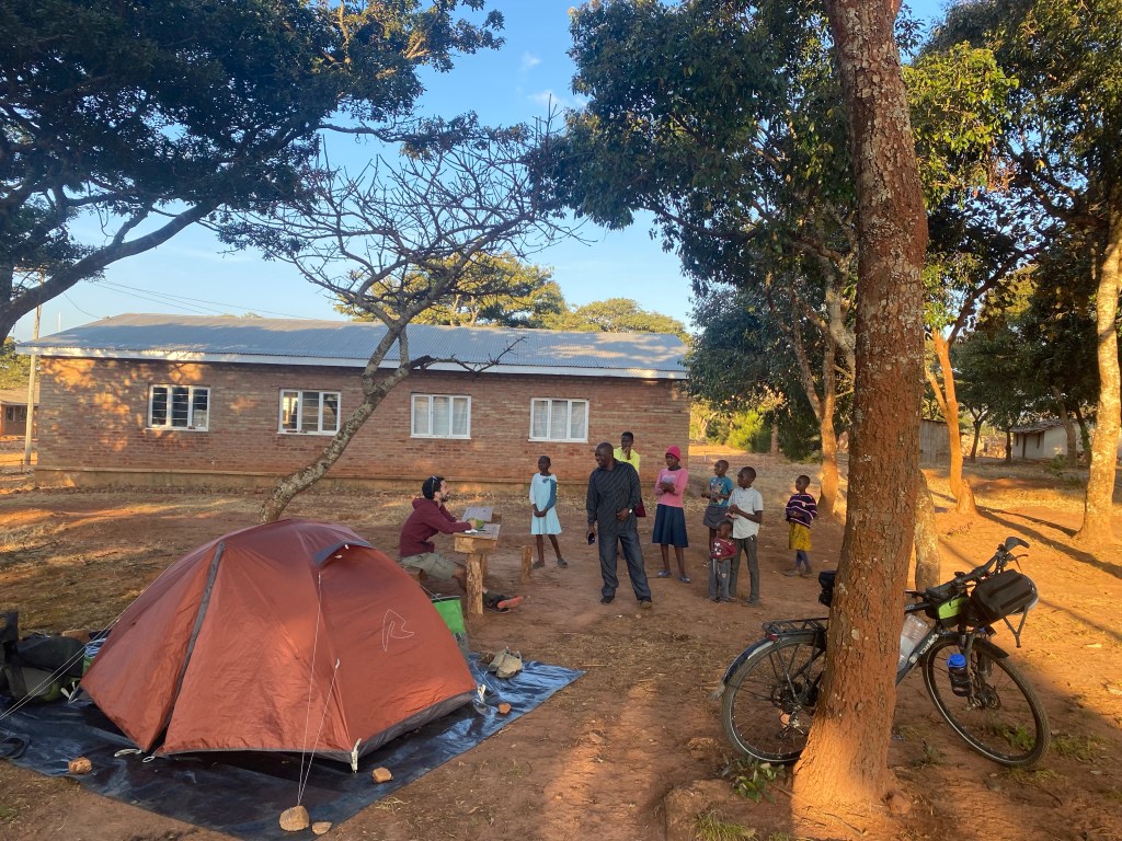 Bikepacking cycle touring cycling Malawi Karonga Nyika Vwaza Nkhata  bicycle Lake