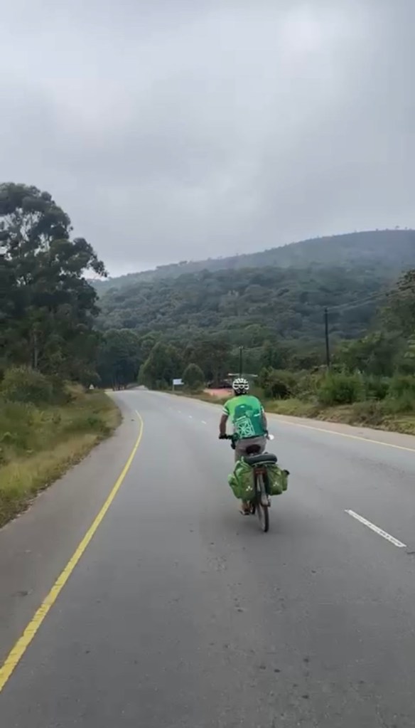 Bikepacking cycle touring cycling Malawi Karonga Nyika Vwaza Nkhata  bicycle Lake