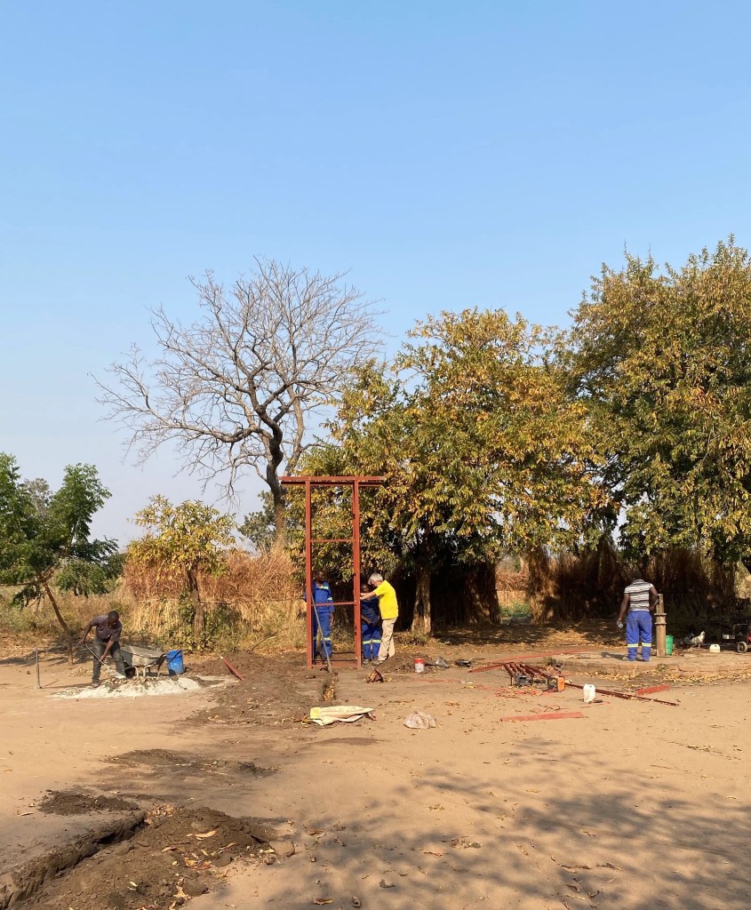 Hospital water tank structure 