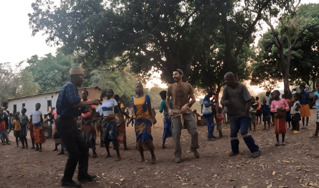 Traditional dance karonga bikepacking