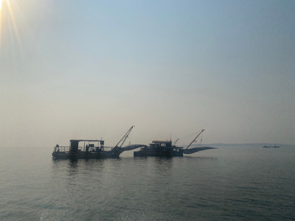 Fishing boats on kariba lake