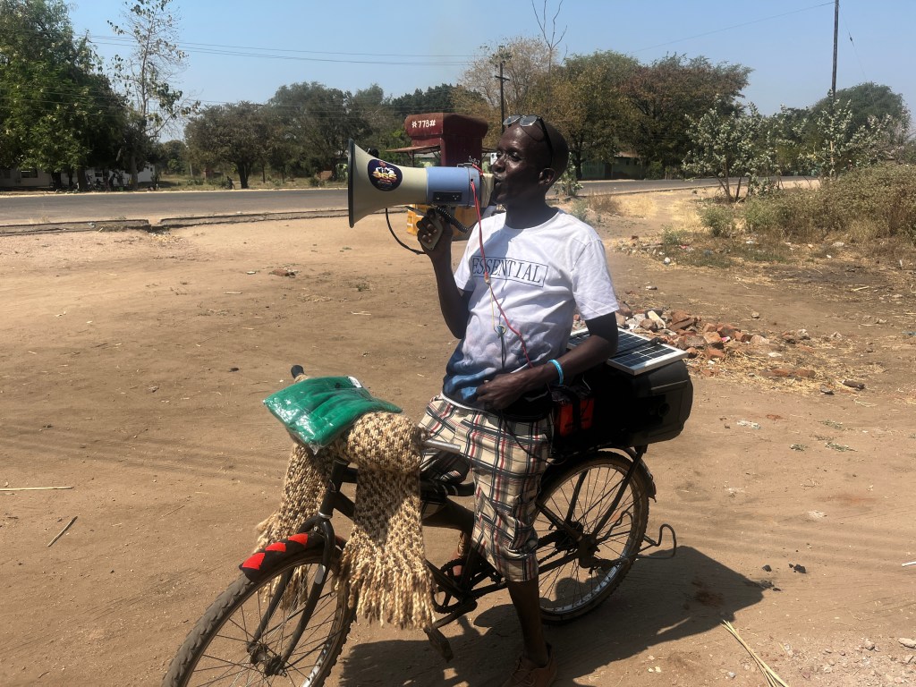 Salesman mfuwe cycling biking