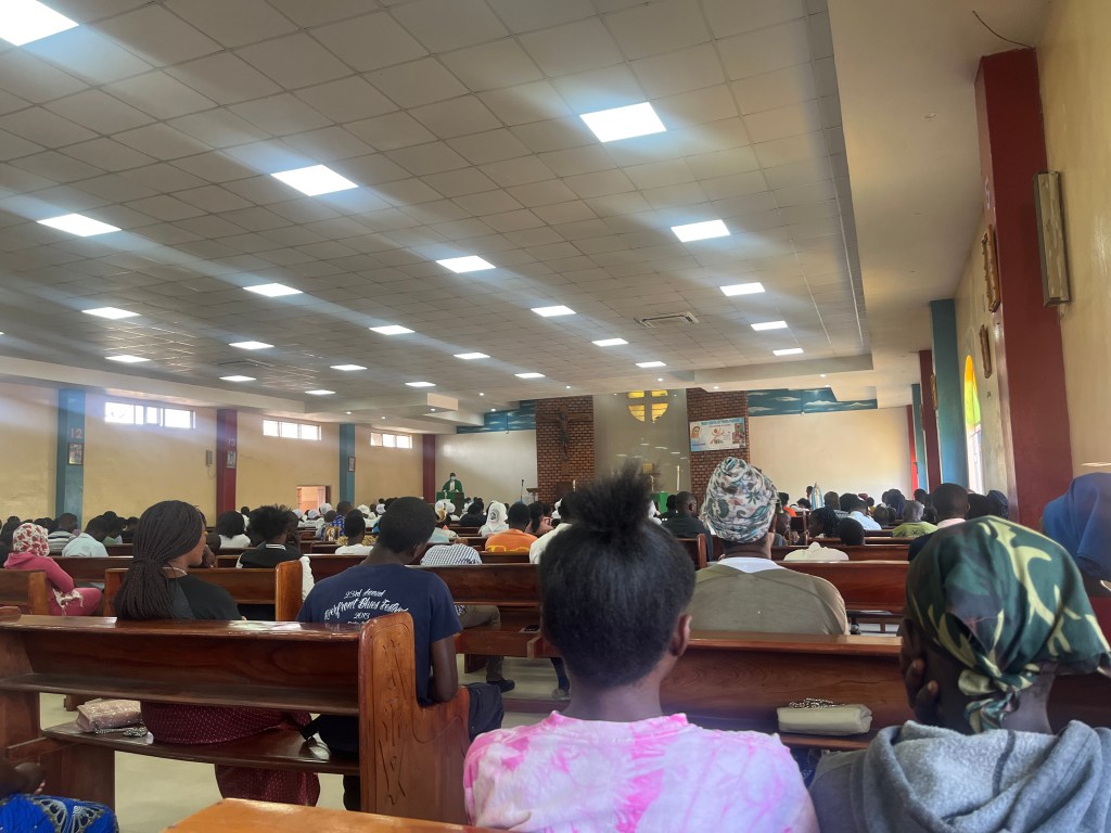 Roman Catholic mass in lusaka
