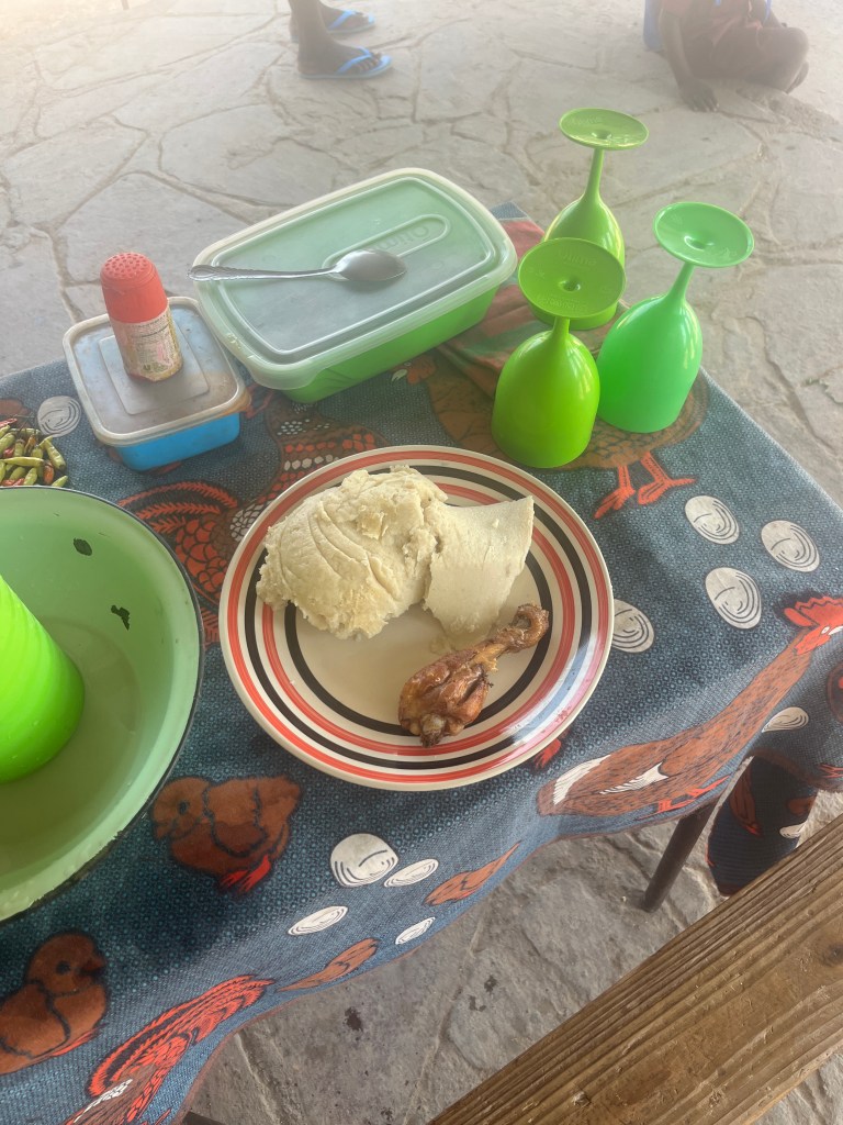 A plate of Nsima in Zimbabwe