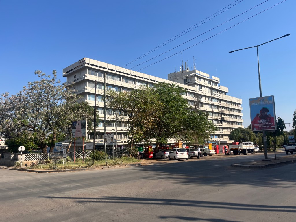 Western looking building in Livingstone 