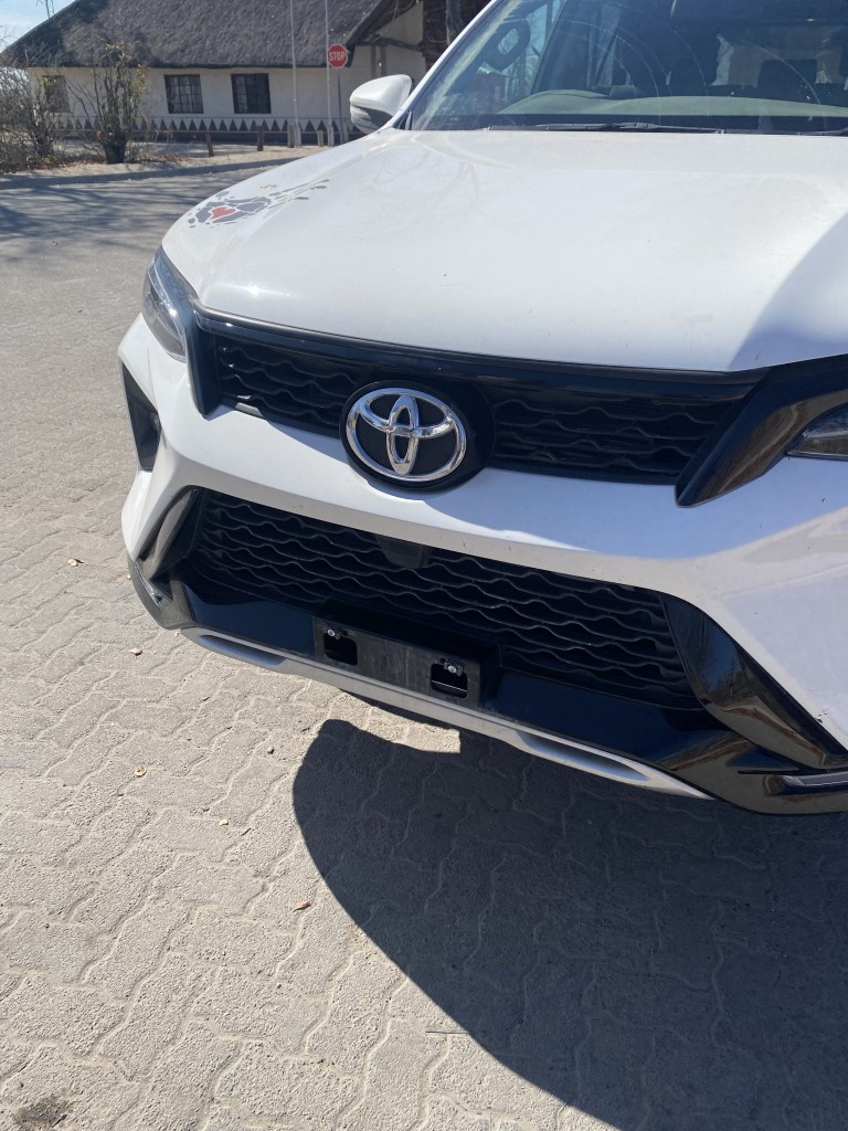 A car without a plate 